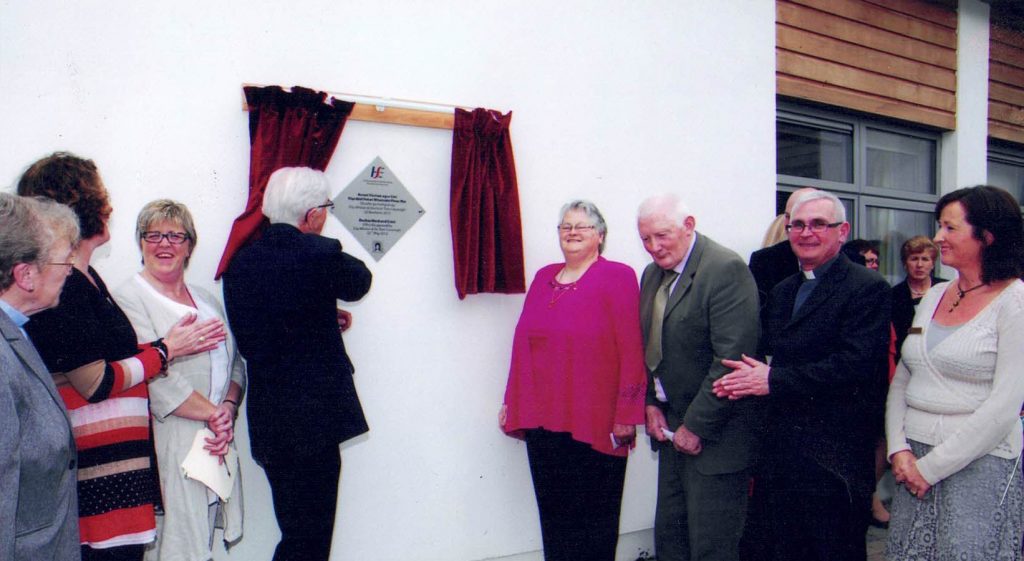 Tom Kavangh officially opening the Dochas Ward 2012